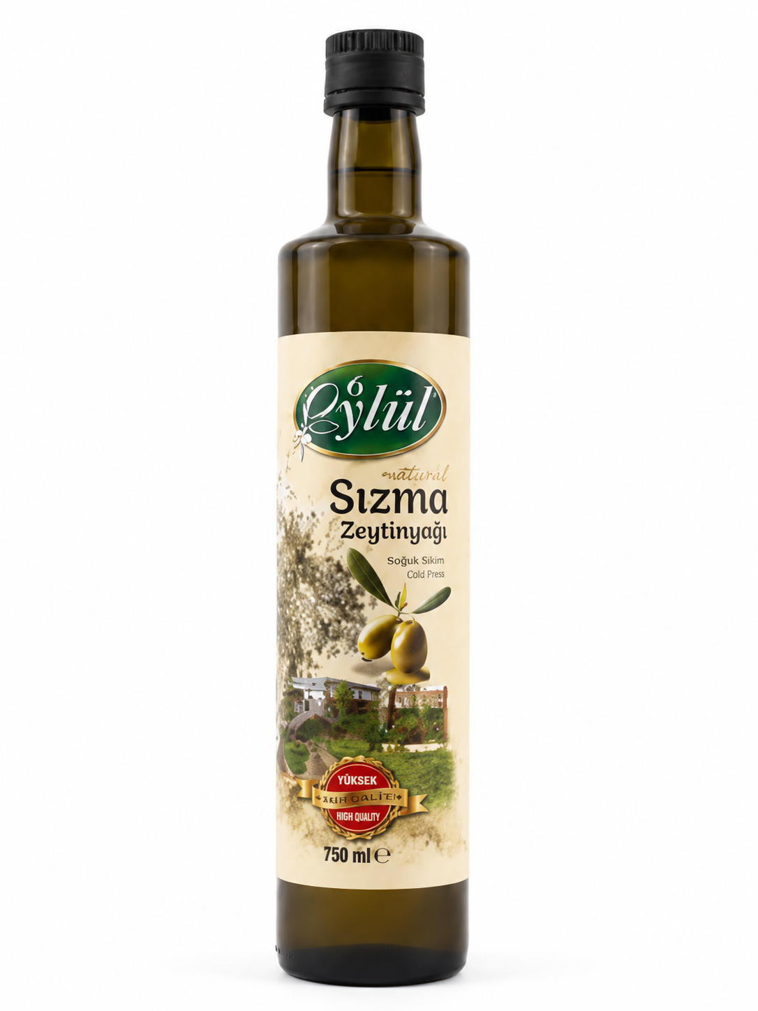 Erken Hasat Natural Sızma Zeytinyağı (Soğuk Sıkım 0,3 asit) - 750ml