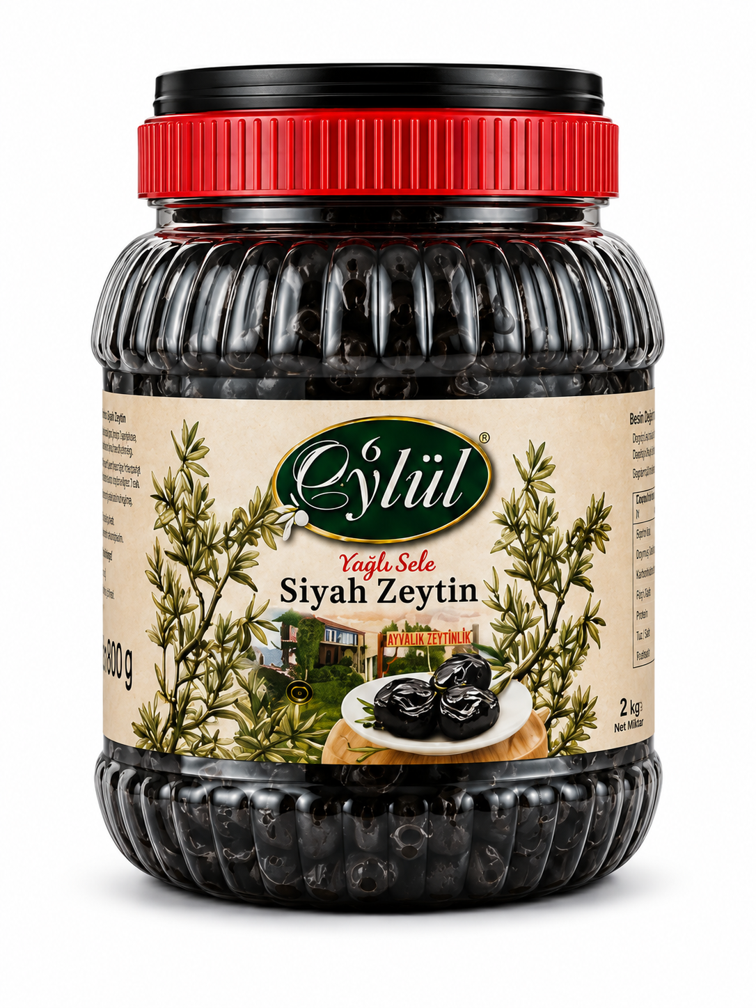 Yağlı Siyah Sele Zeytin- 1000gr